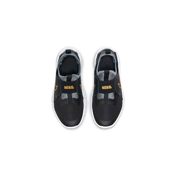 New Nike Flex Runner 2 PS "Black Metallic Gold DJ6040-007