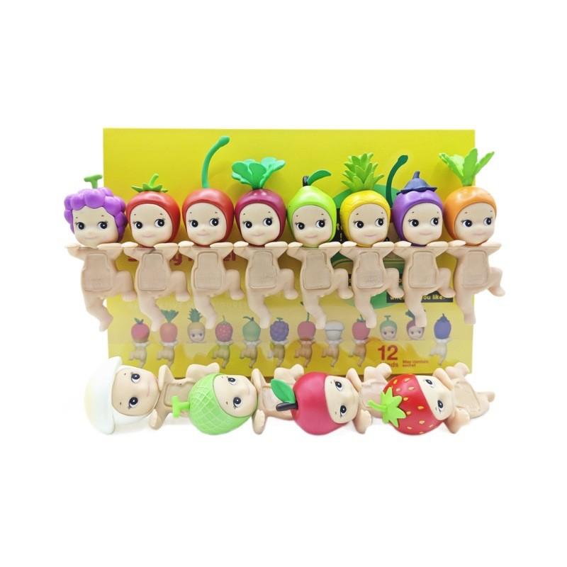 Entzückende PVC-Engelfiguren in Blindbox Fruchtlese Kollektion Geburtstagsgeschenk