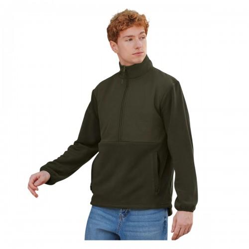 Front Row Mens Microfleece Half Zip Jumper