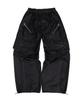 Aleseueseussi Rivet Cargo Convertible Denim Pants - Black