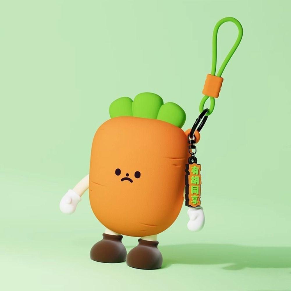 Creative Silicone Storage Bag Kawaii Mini Coin Purse Vegetable Series Earphone Bag Kids