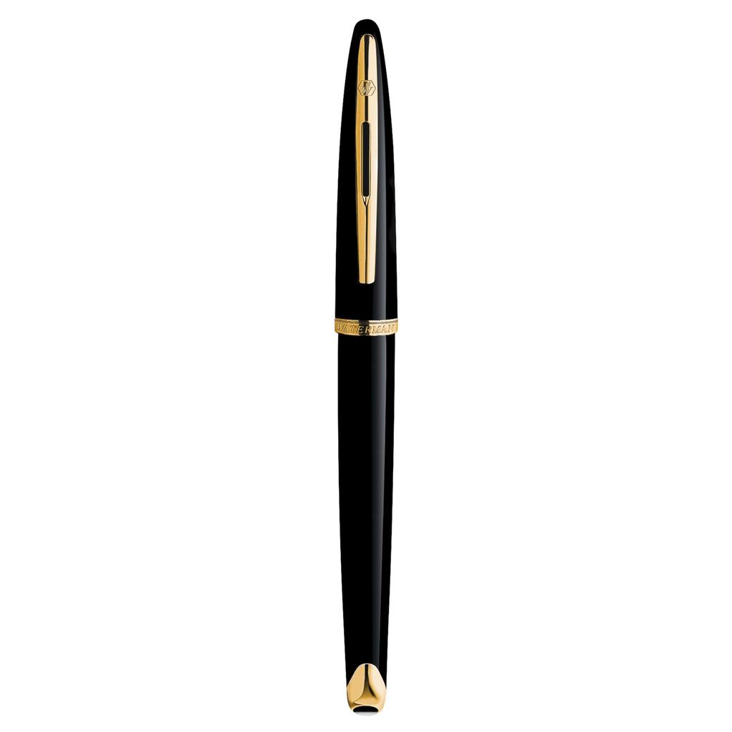 Waterman Karen Black Sea GT Fountain Fine 18K Gold Gift Officially S0700300 Pen, Nib, Nib, Boxed, Imported,