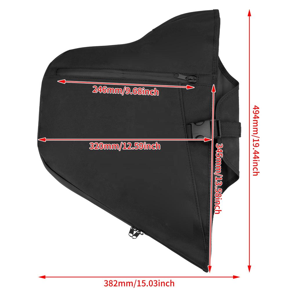 Motorcycle Leg Warmer Chaps Waterproof Black for Harley Softail Slim Fat Boy FXDB Breakout 2018-2023