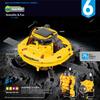 6-in-1 DIY Solar-Powered Space Building Blocks: Self-Assembled Car & Intelligent Robot Toy