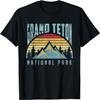 Vintage Retro Grand Teton National Park Wyoming T Shirt T-Shirt