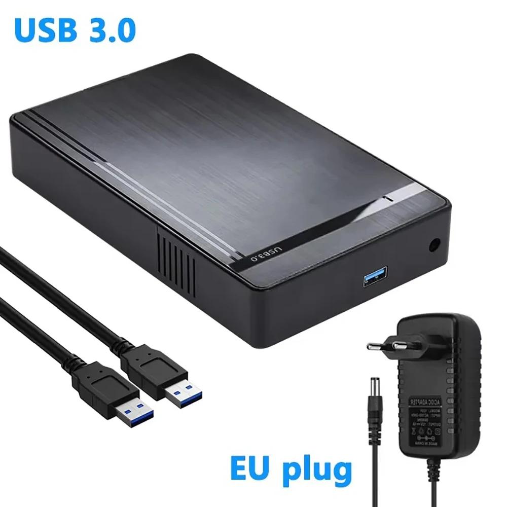 

Корпус для HDD 2.5/3.5 дюйма USB 3.0 Корпус для диска SATA на USB 3.0 Адаптер Бокс для внешнего жесткого диска для ПК Ноутбука Без инструментов EU Plug