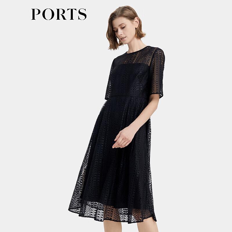 

PORTS Women s Elegant X-Line Midi Dress L