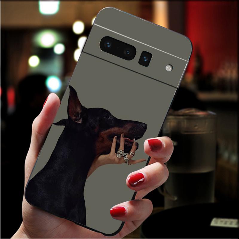 Doberman Dog Animal Phone Case For Google Pixel 10 Pro 9 Pro XL 9A 8 7 6 Pro Pixel 8A 7A 6A Pixel 8 7 6 5