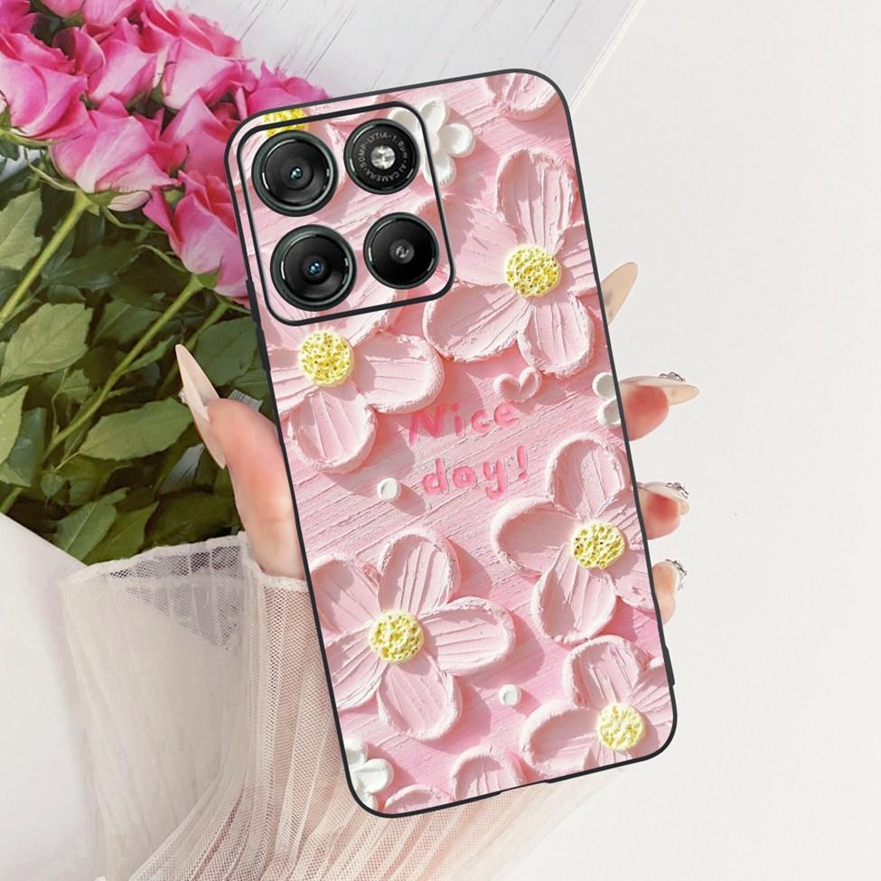 Per Moto G57 Power 5G Custodia Cover Moda Farfalla Gatto Carino Fresco Dipinto Morbido Funda Per Motorola Moto G57 Power 5G Cover del Telefono