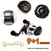 Baitcasting Fishing Reel 16LB Carbon Fiber Drag 7.0:1 Lure =Reel för sötvattensaltvattenbas