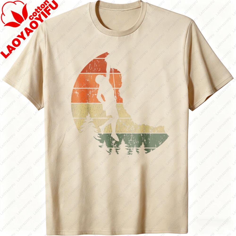 Fishing Sunset Silhouette Outdoor Adventure Summer Tops Men TShirt Casual Cotton Short Sleeve Fashion Top Gift for Men
