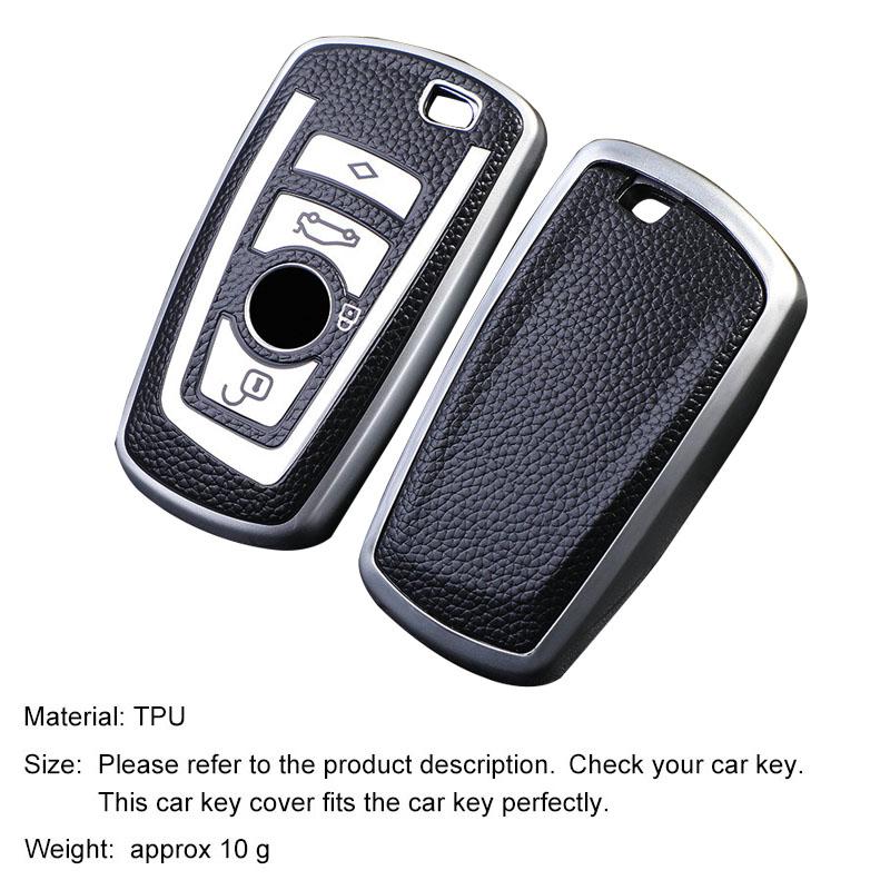 TPU Leather Car Key Holder Case Cover for BMW F20 F30 G20 F31 F34 F10 G30 F11 X3 F25 X4 I3 M3 M4 1 3 5 Series Accessories
