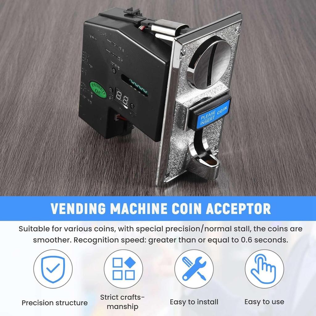 Uziurl Multi Coin Acceptor for Mechanism Vending Machine Mech Game