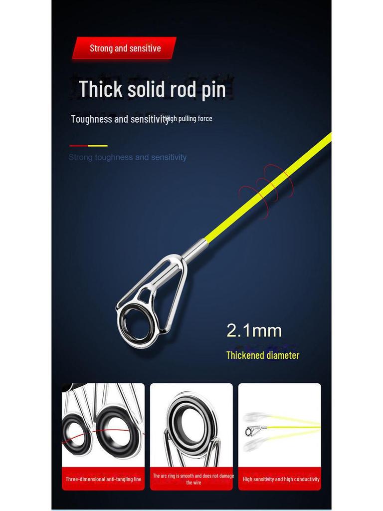 Minglun Wolf King Carbon Sea Rod Set: Super Hard, Long-Cast Fishing Gear.