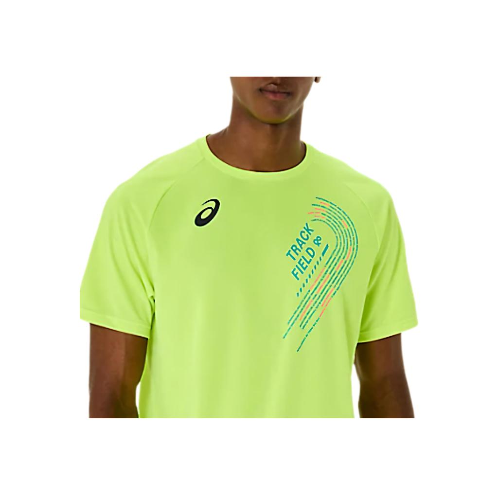 Asics Fashion Casual Comfortable Versatile Short Sleeve T-Shirt Men tops Yellow 2091A749-751