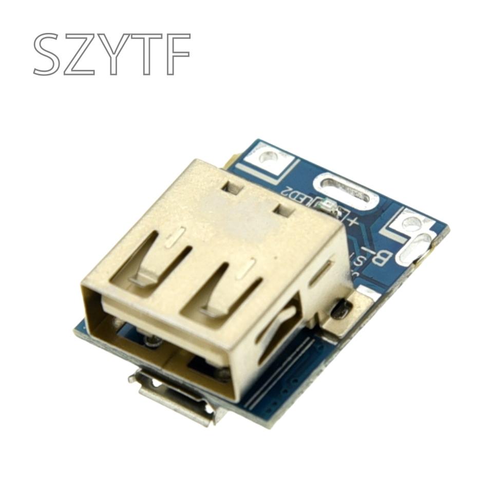 5V 1A Boost Step Up Power Module Micro USB Type-C Lithium Battery Charger Board Overcharge Protection LED Indicator 134N3P DIY