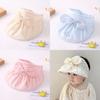Baby Sun Hat Summer Sun Protection Short Brim With Butterfly Bow For 324 Months