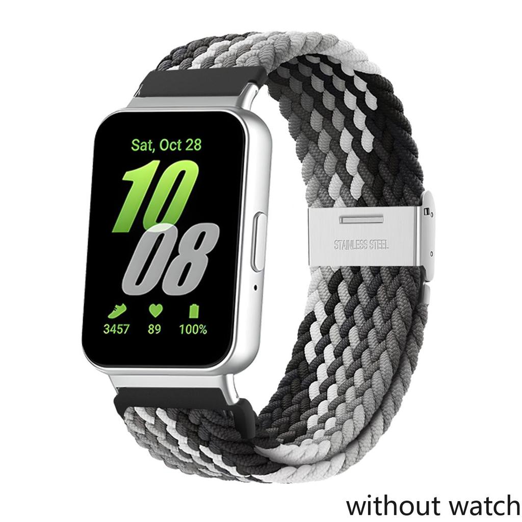 Braided Bands for Samsung Galaxy Fit 3 Sports Strap Adjustable Replacement Correa Nylon Bracelet for Samsung Galaxy Fit3 Band