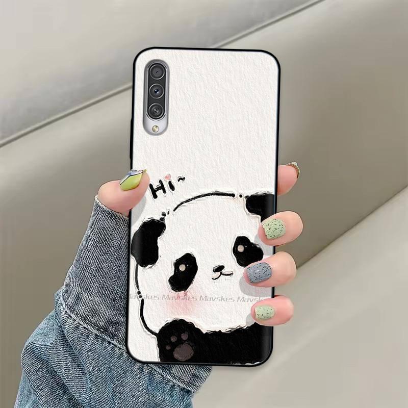 For Samsung Galaxy A50 Case Printed Cartoon Soft TPU Case Silicone Shockproof Back Cover For Samsung A50 A 50 Funny Phone Cases