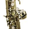 SLADE Soprano Saxophone Bb Brass Body Straight Sax Professional Saxfone Woodwinds Instrument With Case Gloves Parts