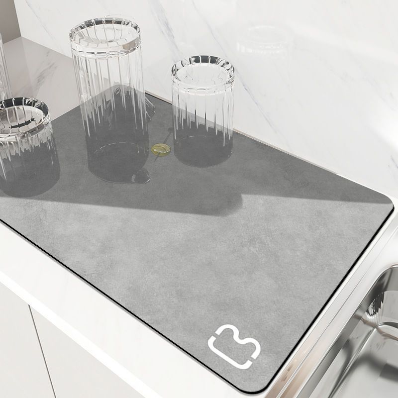 2 buc Covoraș de Drenaj Bucătărie Absorbție Apă Gospodărie Aparat de Cafea Anti-opărire și Anti-alunecare Covoraș de Masă