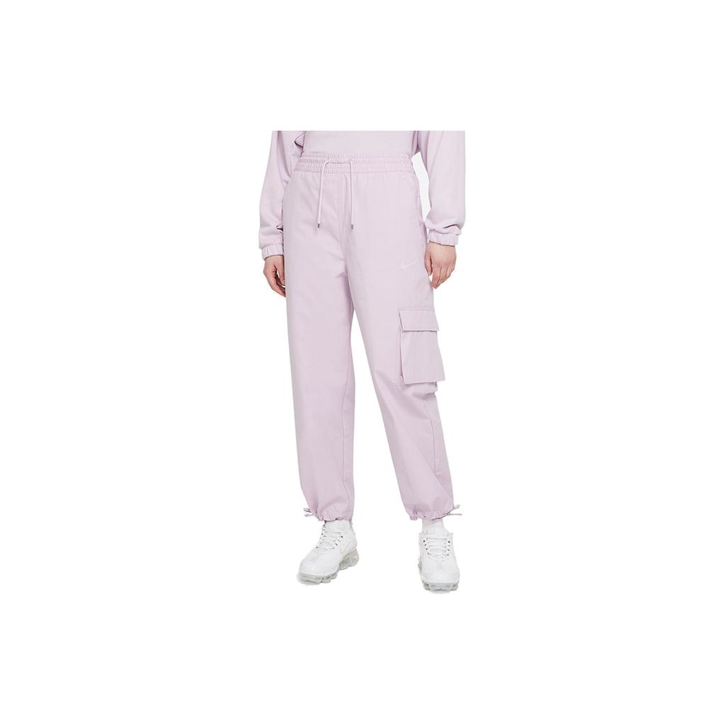 Nike Solid Color Pocket Knit Sports Pants Women bottoms Pink CZ9331-576