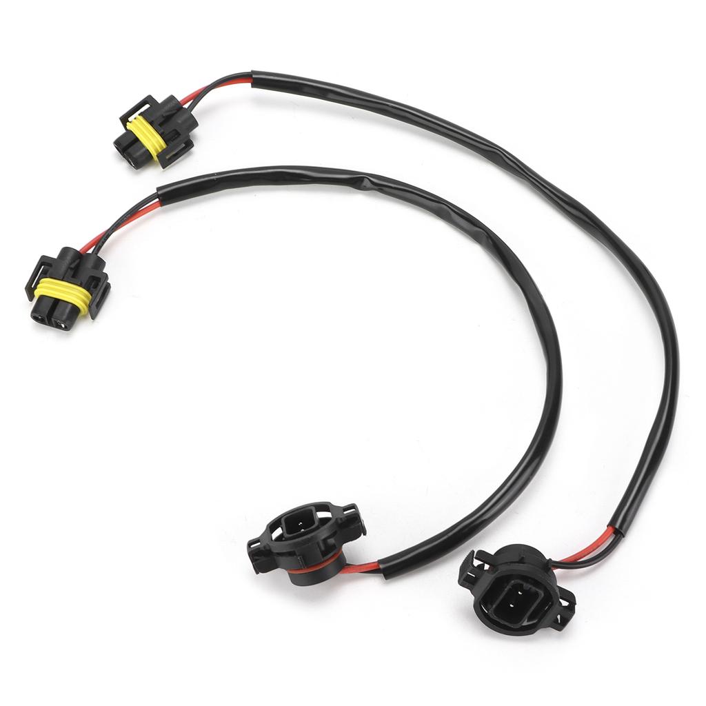 H16 5202 Male To H11 Female Pigtail Socket Headlight Fog Light Replacement for Wrangler JK JL