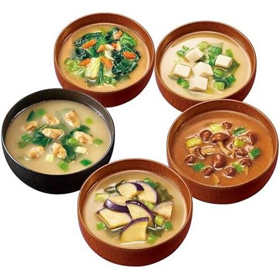 Amano Foods Regularní miso polévka 10 porcí Různá sada