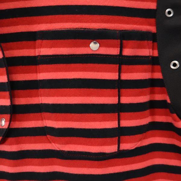 Marc Jacobs Border Long Sleeve Half Zip Cut S Red Series Women Used