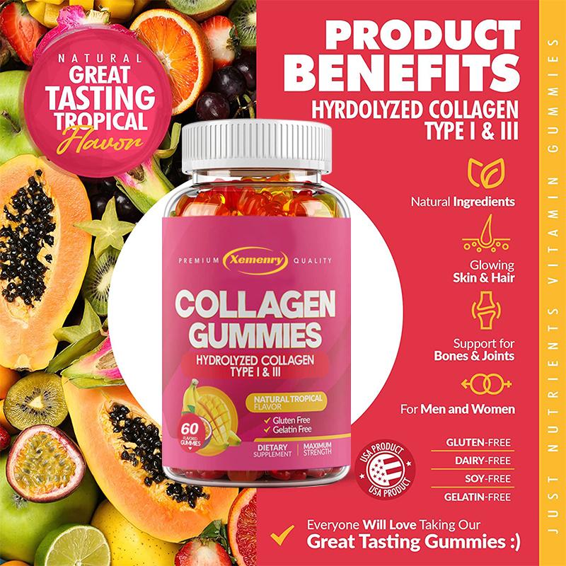 XEMENRY Hydrolyzed Collagen Gummies - Skin Health