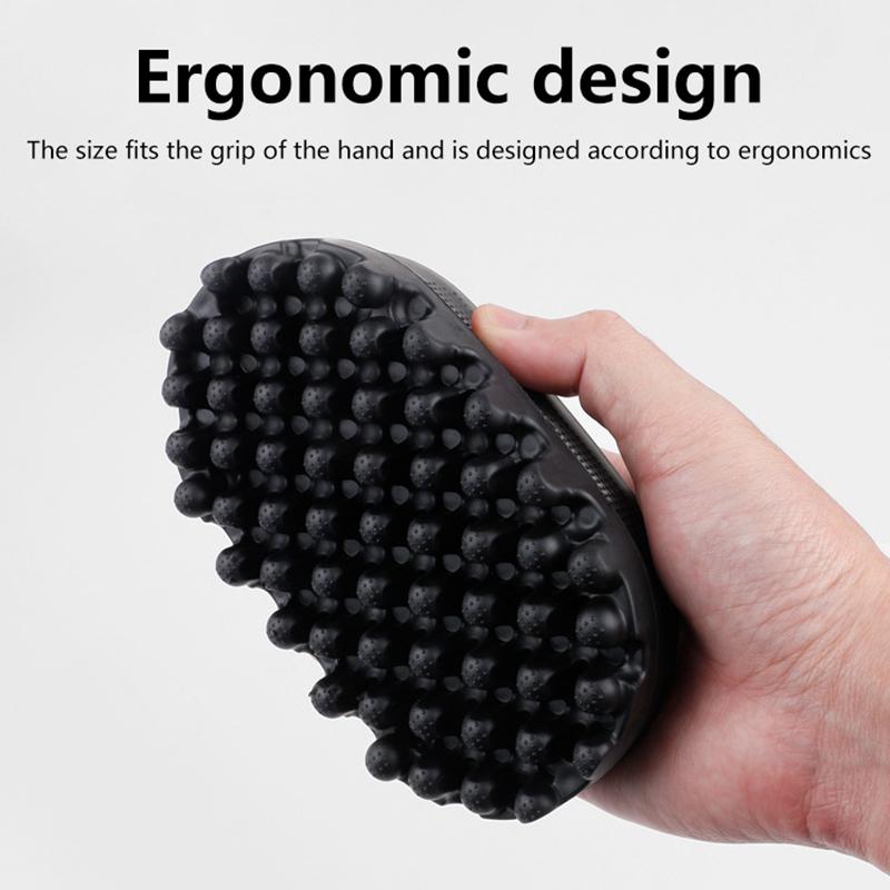 Přenosný hřeben na úpravu vlasů, omyvatelný, odolný, pro kudrnaté vlasy, gumový kartáč na kulmování, kosmetický, pro špinavé pletené kudrnaté vlasy, pánský nástroj na čištění vlasů