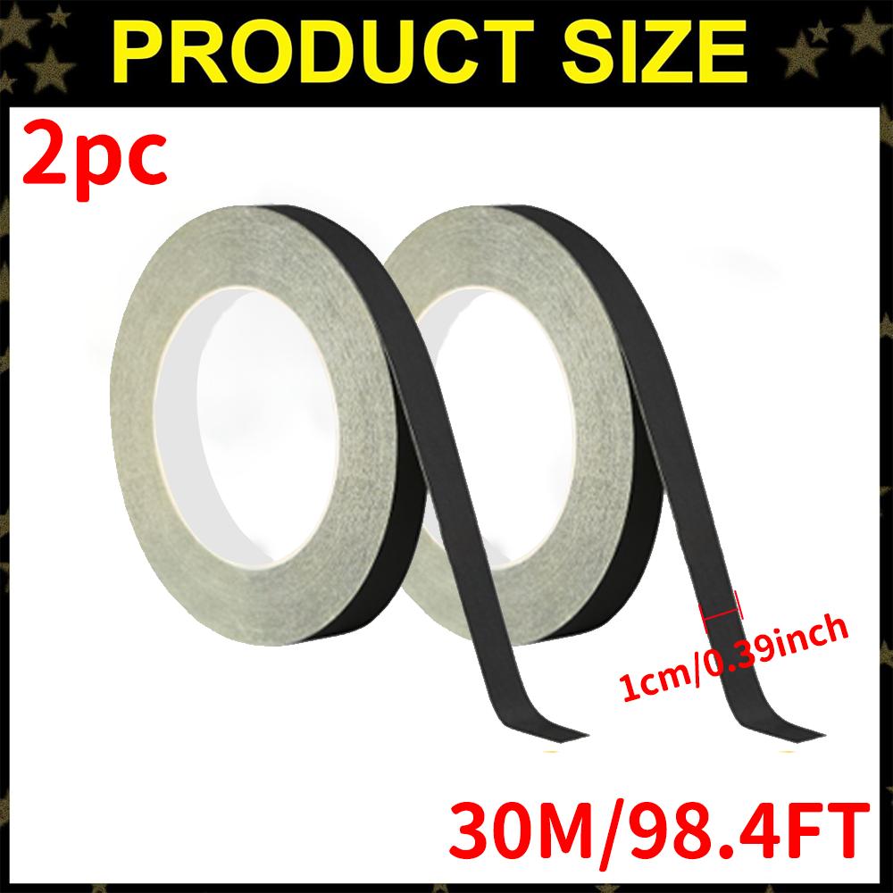 Acetate Tape for Electrical Insulation 30M Black Adhesive Cloth Tape for LCD Screen Wire and Automotive Repair