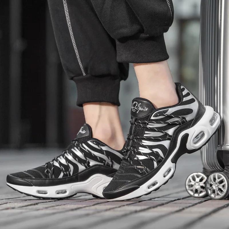 Men Marathon Air Cushion Running Shoes Comfortable Marathon Sports Athletic Sneakers Breathable Lightweight Women Training Shoes