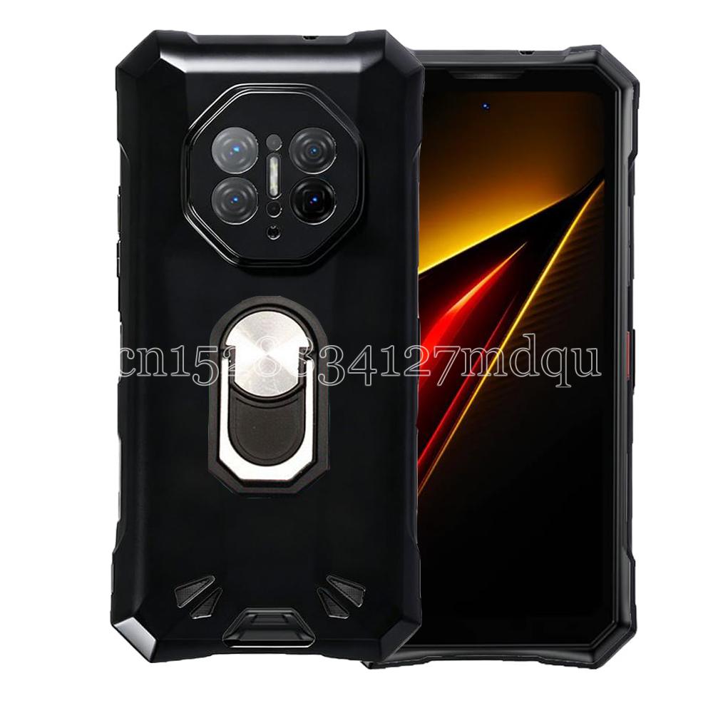 Ring Holder Case For DOOGEE S300 Pro Shockproof Soft TPU Kickstand Cover on For DOOGEE S300 Plus 2026
