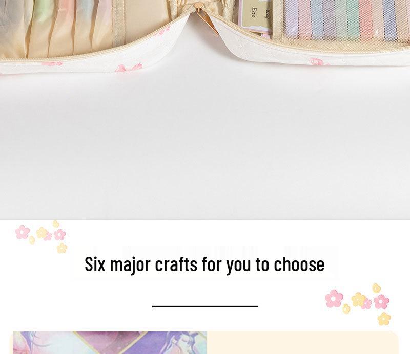 Portable Quilted Cotton Book Bag – Dustproof Cover for Travel & Prayer Books