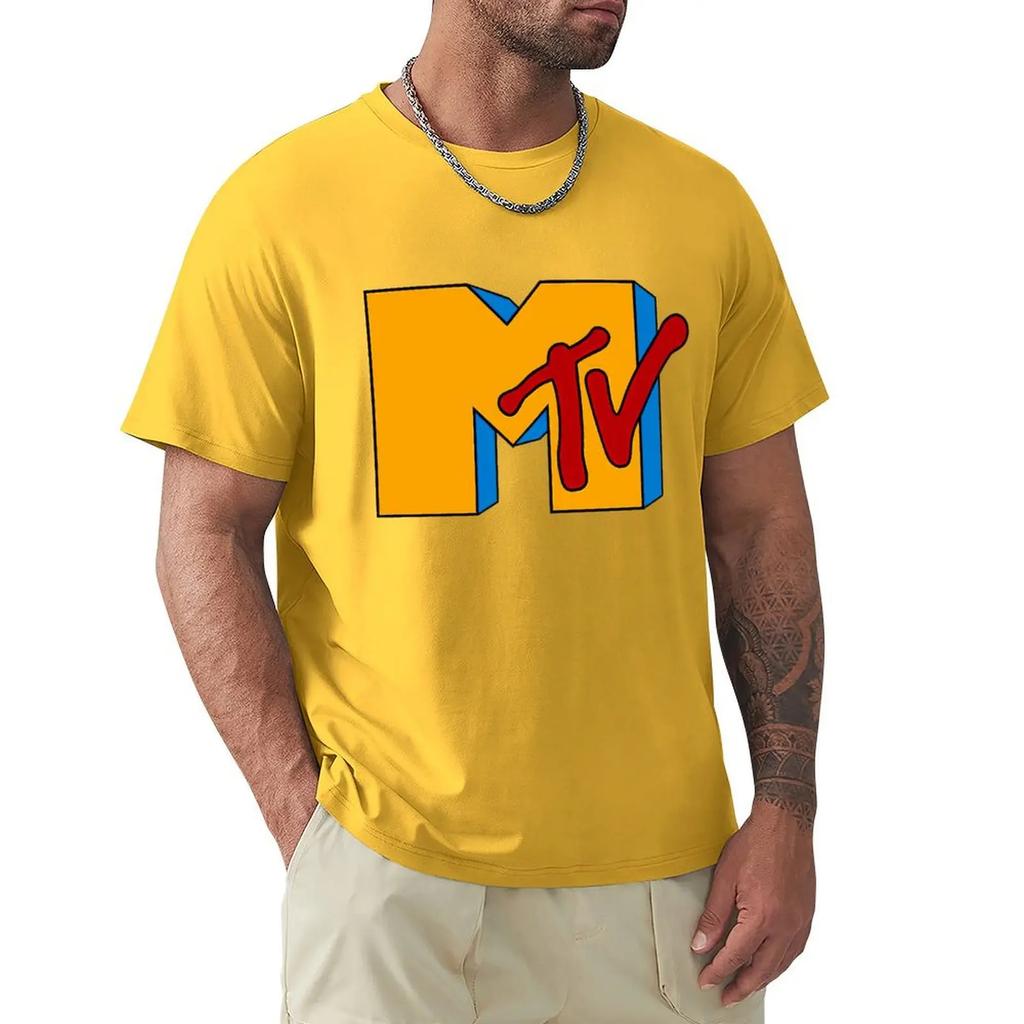 Vintage tričko MTV Retro Rap Rock Music Tričko Harajuku s krátkým rukávem 100% bavlna Grafika Trička Topy