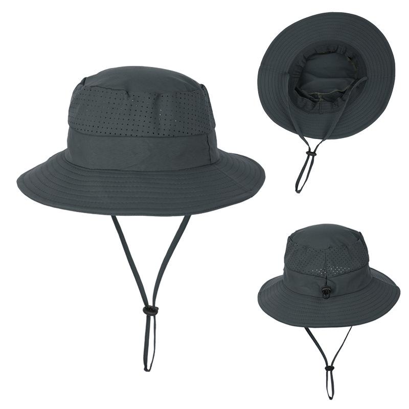 Men's Wide-Brim Sunshade Hat - Anti-UV, Outdoor, Summer, Mountaineering, and Fishing Hat