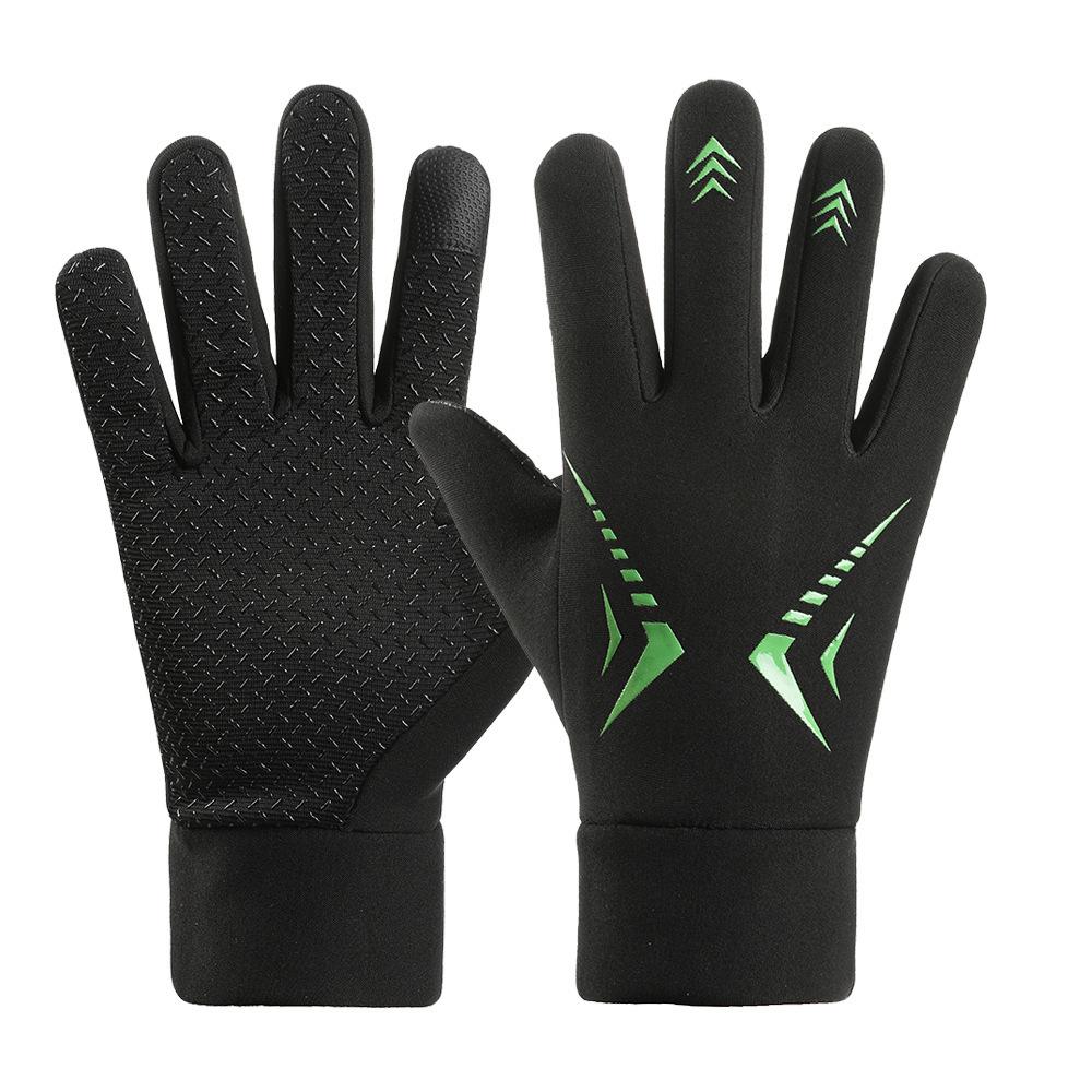 Warm Gloves for Men Motorcycle Winter Windproof Gloves Water-Repellent Cycling Takeaway Touch Screen Fishing Non-slip Gloves