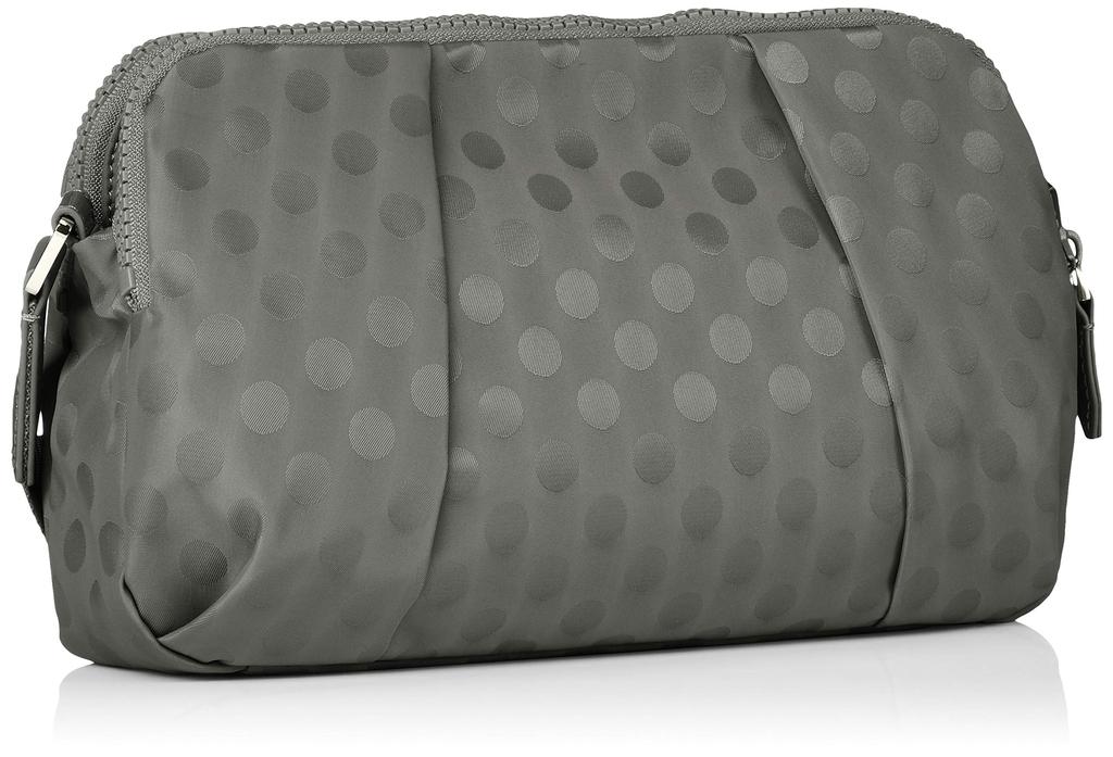 Polka Dots Pochette Gray [Isaac] Y71-03-10 Women's