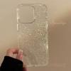 Luxury Transparent Glitter Bling Phone Case for IPhone 11 12 13 14 15 16 Pro Max XR XS X 7 8 Plus Sequin Clear Shockproof Cover