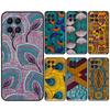 African Wax Fabric Phone Case For Honor X8b X9b X8 X9 X6a X7a X8a X9a Honor Magic 6 Pro 5 Lite 50 70 90 Cover