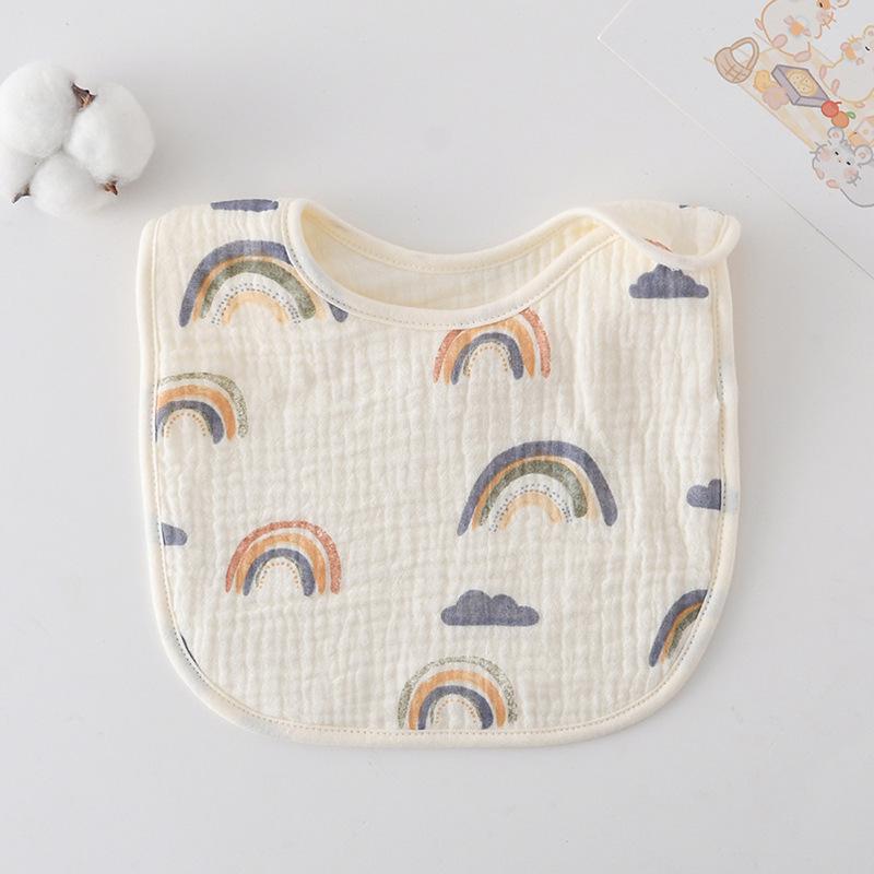 

Детский муслиновый хлопковый слюнявчик - для новорожденных и младенцев