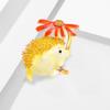 Brooch, cute cartoon, hedgehog brooch, scarf buckle, enamel glaze, drip oil, brooch, daisy brooch
