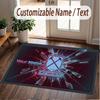 Custom Rug West Ham United football Pattern Print Name Text Soft Non‑Slip Floor Carpet for Home Indoor Decoration