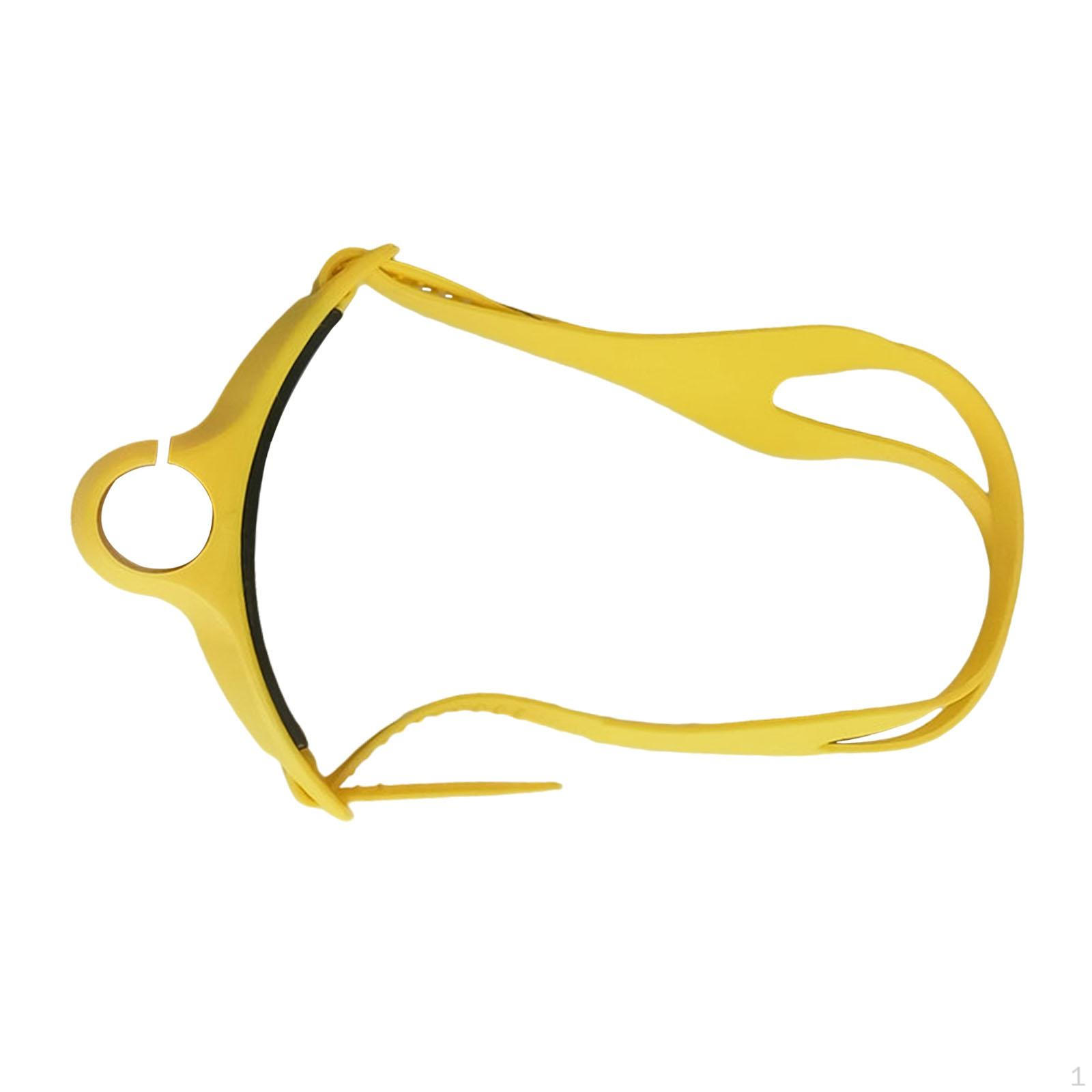 

Регулируемая дайвинг-повязка на голову для детей и взрослых, сменная лента для воздушной трубки, аксессуары, жёлтый