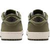 Zapatillas Air Jordan 1 Low GS Medium Olive para Niños Verde Negro Summit-White HQ6999-200