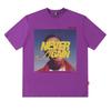 American Retro Trendy T-Shirt Men'S Oversize Hip-Hop Portrait Printing Casual Cotton Short-Sleeved T-Shirt Men'S