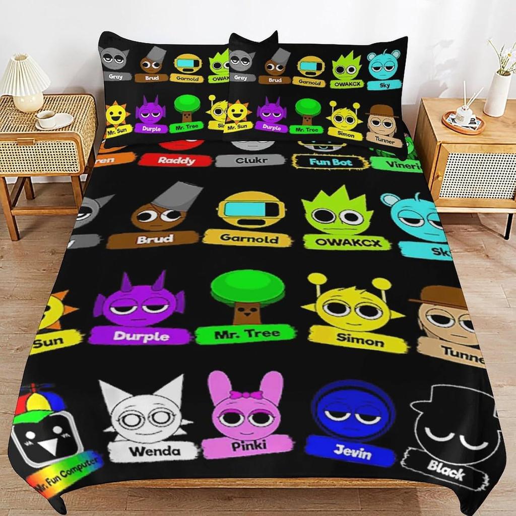 Fashion Technology Printing, 3D Digital Printing, Bedding, Duvet Covers, Pillowcases, Three-piece Sets