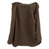 CINOH Brown slit long sleeve shirt tops 38 BrownUsed