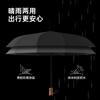 Ten bone original wooden handle automatic umbrella windproof high-end business folding umbrella 111T lettering parasol umbrella customization